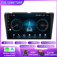 Autoradio CarPlay Mazda 3 (2004-2009) – Écran 9 pouces sans fil, 4G, jusqu'à 12 Go + 256 Go, vue 18