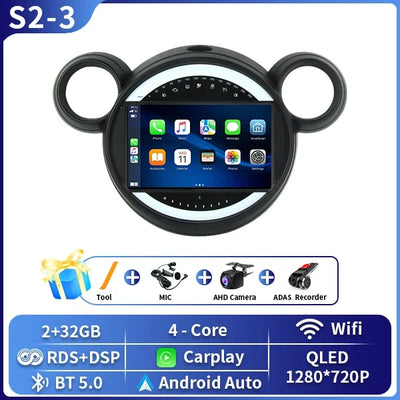 Autoradio Android CarPlay pour MINI Cooper R56 R60 (2006-2015)