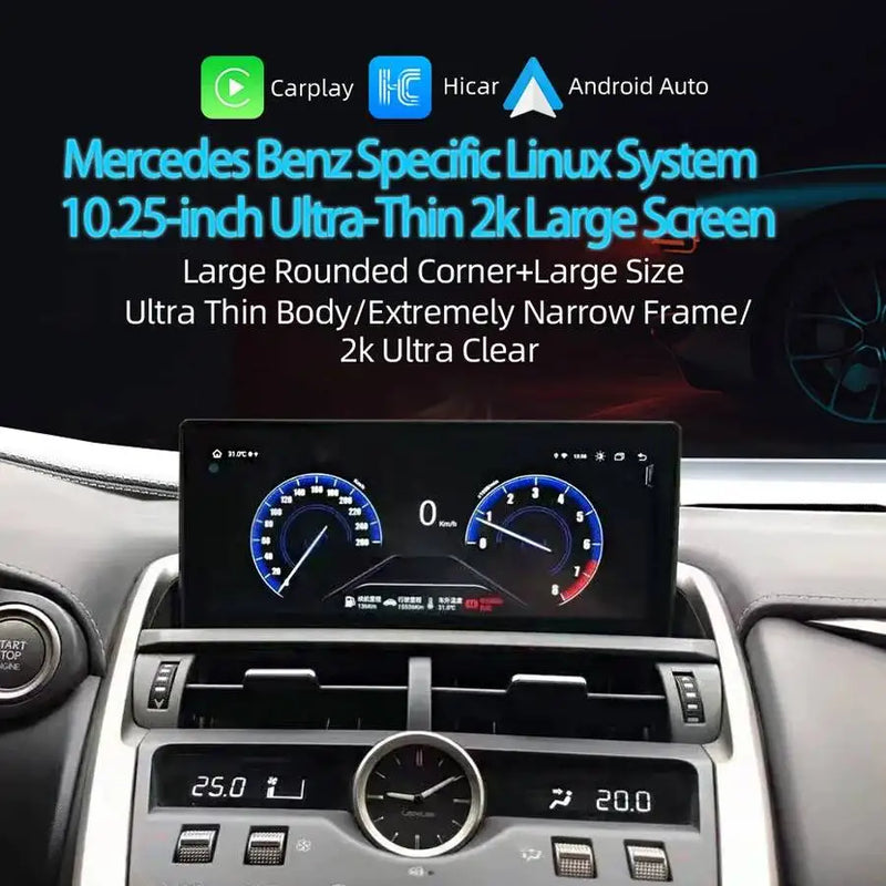 Autoradio CarPlay Lexus CT200h (2011-2019) – Écran 10,25 pouces, système Linux, vue 5