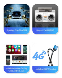 Autoradio CarPlay Alfa Romeo Mito (2008-2012) – Écran 7 pouces IPS, jusqu'à 8 Go + 128 Go, vue 17