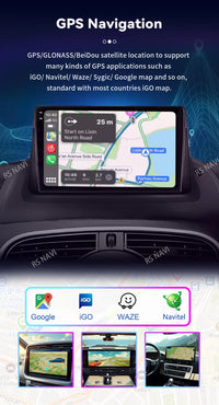 Autoradio CarPlay Renault Kangoo (2009-2018) – Écran 9 pouces, Android 16, jusqu'à 16 Go + 512 Go, vue 21