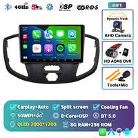 Autoradio CarPlay Ford Transit (2015-2018) – Écran QLED, jusqu'à 16 Go + 512 Go, vue 20
