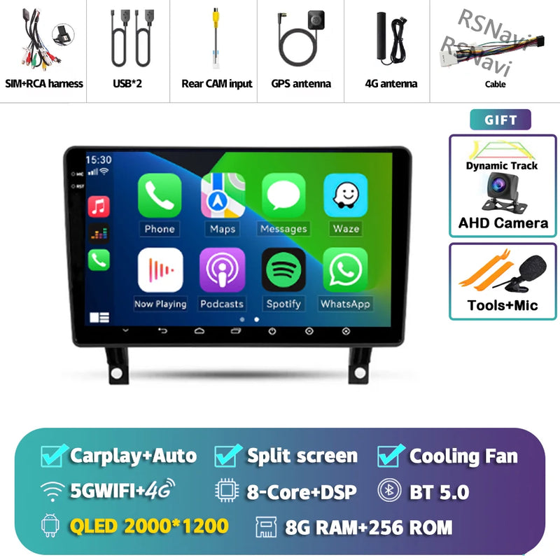 Autoradio CarPlay Opel Antara (2006-2017) – Écran QLED, Android 16, vue 41