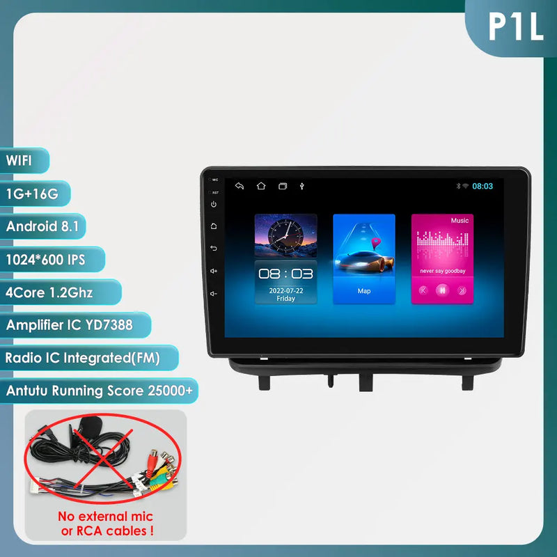 Autoradio CarPlay Opel Corsa D (2007-2012) – Écran 9 pouces, sans fil, vue 10