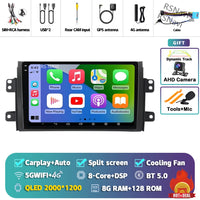 Autoradio CarPlay Suzuki SX4 (2006-2013) – Écran 9 pouces sans fil, jusqu'à 12 Go + 256 Go, vue 44