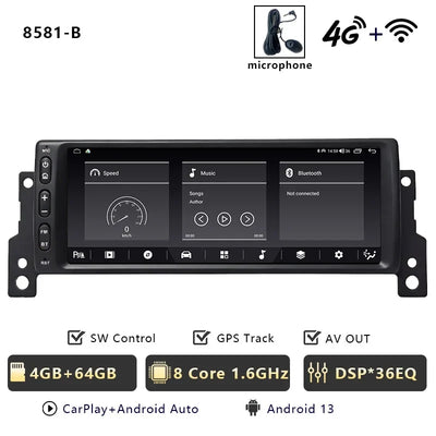 Autoradio CarPlay Sans Fil pour MINI Cooper S R50 R52 R53