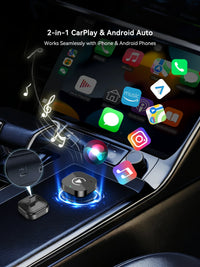Adaptateur CarPlay Sans Fil USB-C Mini – CarPlay et Android Auto, Wi-Fi 5 GHz, Bluetooth 5.0, vue 3