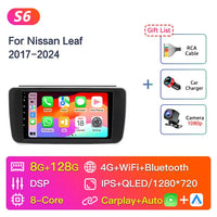 Autoradio CarPlay Nissan Leaf ZE1 (2017-2024) – Écran 9 pouces, caméra de recul, vue 15
