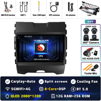 Autoradio CarPlay Ford Ranger, Everest et Edge (2015-2018) – Écran 9 pouces, jusqu'à 16 Go + 512 Go, vue 33
