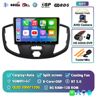 Autoradio CarPlay Ford Transit (2015-2018) – Écran QLED, jusqu'à 16 Go + 512 Go, vue 15