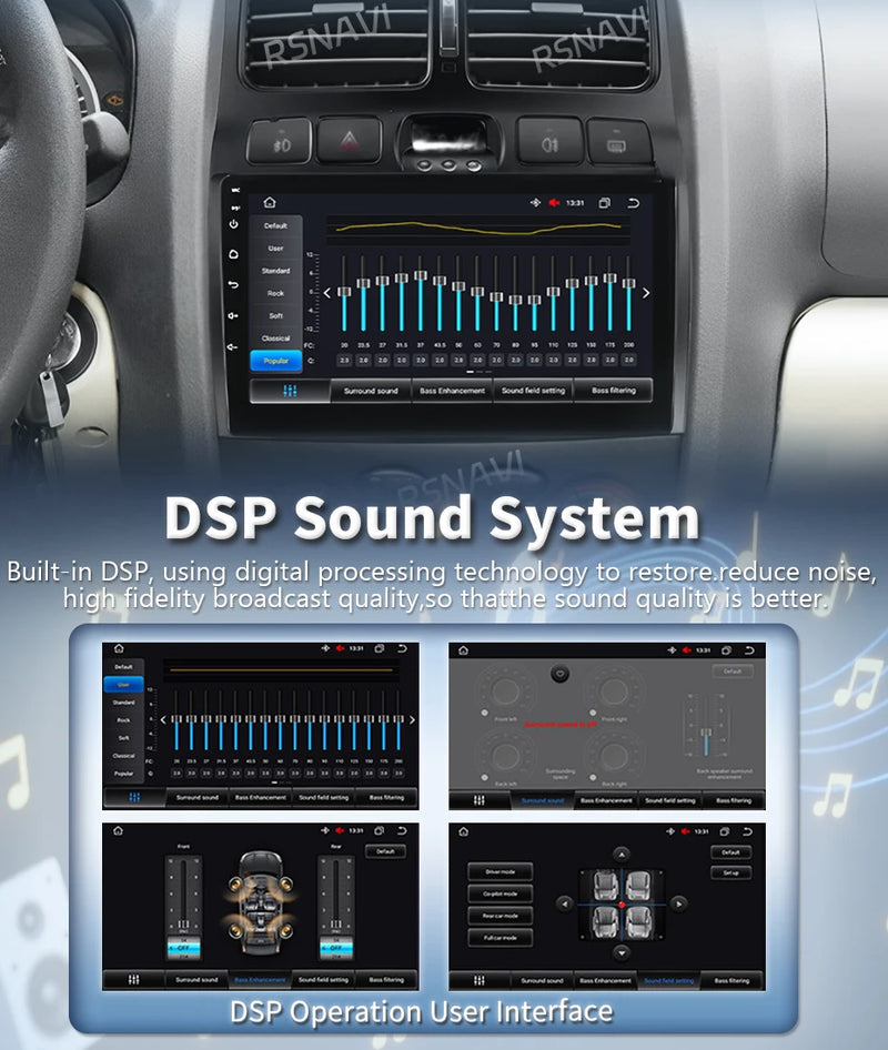 Autoradio CarPlay Hyundai Santa Fe Classic et SM (2006-2012) – Écran QLED 9 pouces, vue 21
