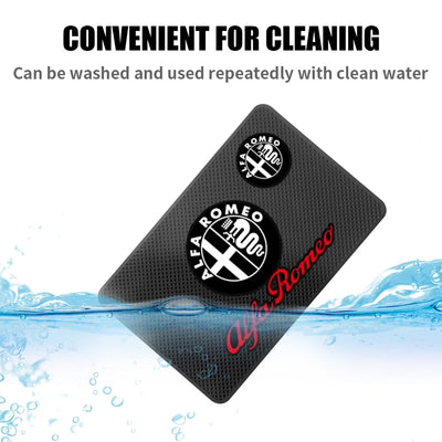 Tapis Antidérapant en Silicone pour Tableau de Bord Alfa Romeo