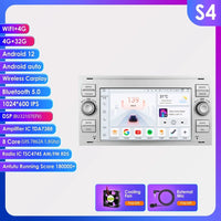 Autoradio CarPlay Ford Focus, Mondeo, S-Max et Kuga (2003-2012) – Écran 7 pouces, 2 DIN, vue 50
