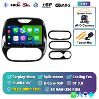 Autoradio CarPlay Renault Captur (2016-2019) – Écran 9 pouces, Android 16, vue 7