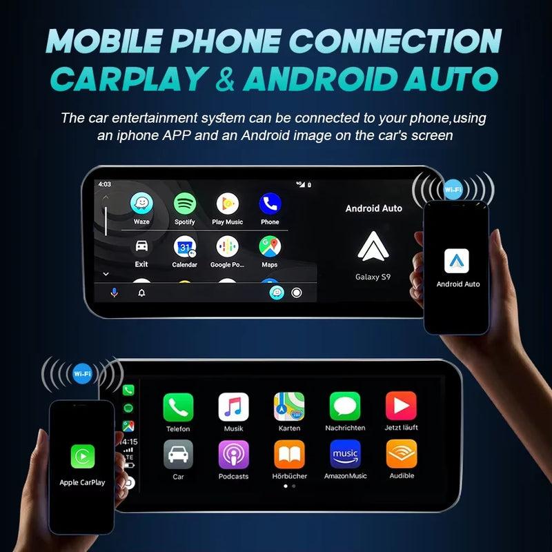 Autoradio CarPlay Audi A6 C6 et Q7 4L (2005-2015) – DSP, MMI 2G ou 3G, vue 4