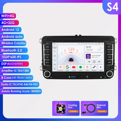 Volkswagen Autoradio Android Multimédia GPS Golf Polo Passat