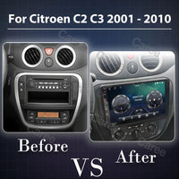 Autoradio CarPlay Citroën C2 et C3 (2001-2010) – Écran QLED 9 pouces, jusqu'à 12 Go + 256 Go, vue 8