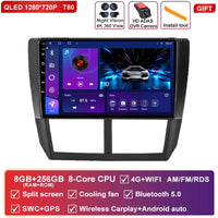 Autoradio CarPlay Subaru Forester SH (2007-2013) et Impreza GH GE (2007-2011) – Écran QLED 9 pouces, vue 43