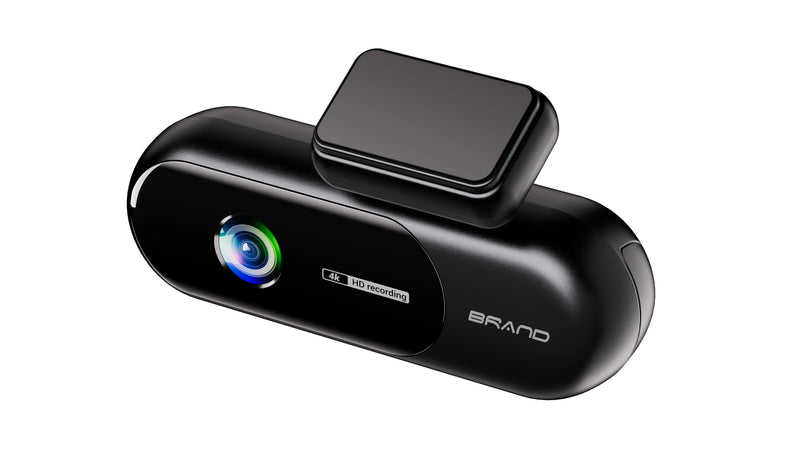 Dashcam Mini 4K Wi-Fi 5 GHz – Avant 4K et Arrière 1080P, Annonces Vocales, vue 24