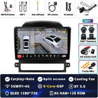 Autoradio CarPlay Chevrolet Captiva (2008-2012) – Écran 9 pouces sans fil, jusqu'à 16 Go + 512 Go, vue 48