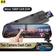 Rétroviseur Caméra Tactile 10 Pouces – Double Caméra 1080P, Mode Parking