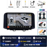 Autoradio CarPlay Hyundai Kona (2018-2022) – Écran 9 pouces, jusqu'à 16 Go + 512 Go, vue 16