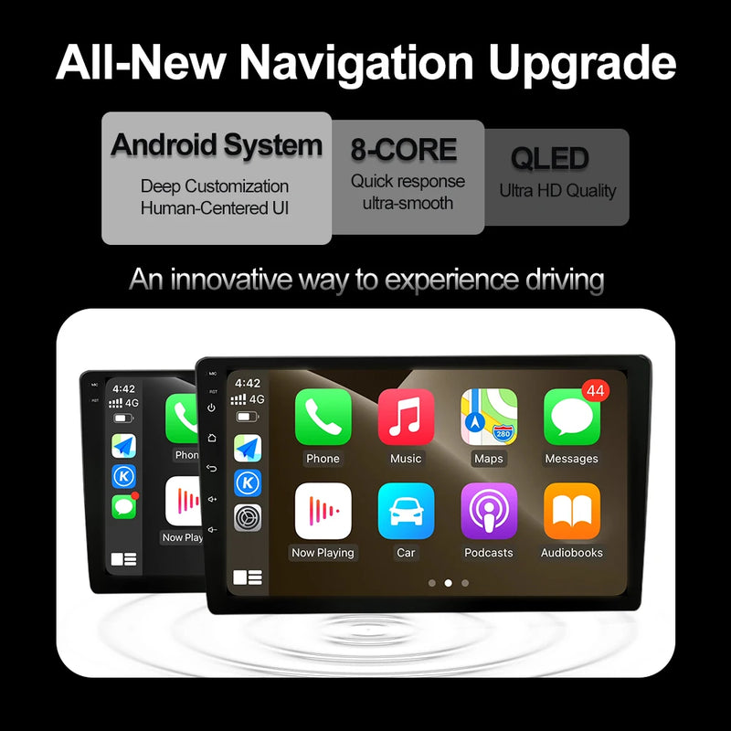 Autoradio CarPlay Fiat 500X (2014-2020) – Écran IPS 7 pouces, jusqu'à 8 Go + 256 Go, vue 8