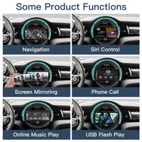 Boîtier CarPlay Mini Cooper R55 à R61, F54, F55 (2008-2017) – CIC et NBT, écran d'origine conservé, vue 2