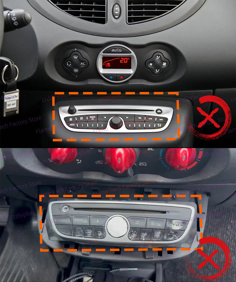 Autoradio CarPlay Renault Twingo 2 (2007-2016) – Écran 6,86 pouces 1 DIN, jusqu'à 4 Go + 64 Go, vue 7