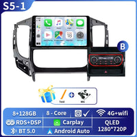 Autoradio CarPlay Mitsubishi L200, Pajero Sport et Triton (2015-2019) – Écran 9 pouces, jusqu'à 8 Go + 128 Go, vue 11