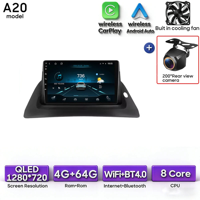 Autoradio CarPlay Renault Kangoo (2008-2018) – Écran 9 pouces, option écran 2K, jusqu'à 12 Go + 256 Go, vue 36
