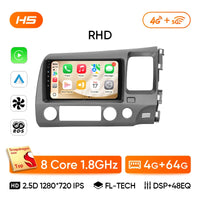 Autoradio CarPlay Honda Civic 8 (2005-2011) – Écran 9 pouces, sans fil, vue 7