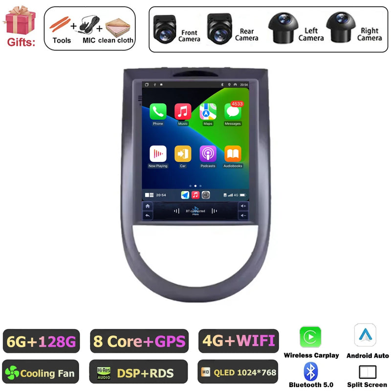 Autoradio CarPlay Kia Soul (2010-2013) – Écran vertical 9,7 pouces, jusqu'à 8 Go + 256 Go, vue 43