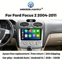 Autoradio CarPlay Ford Focus 2 (2004-2011) – Écran 9 pouces, sans fil