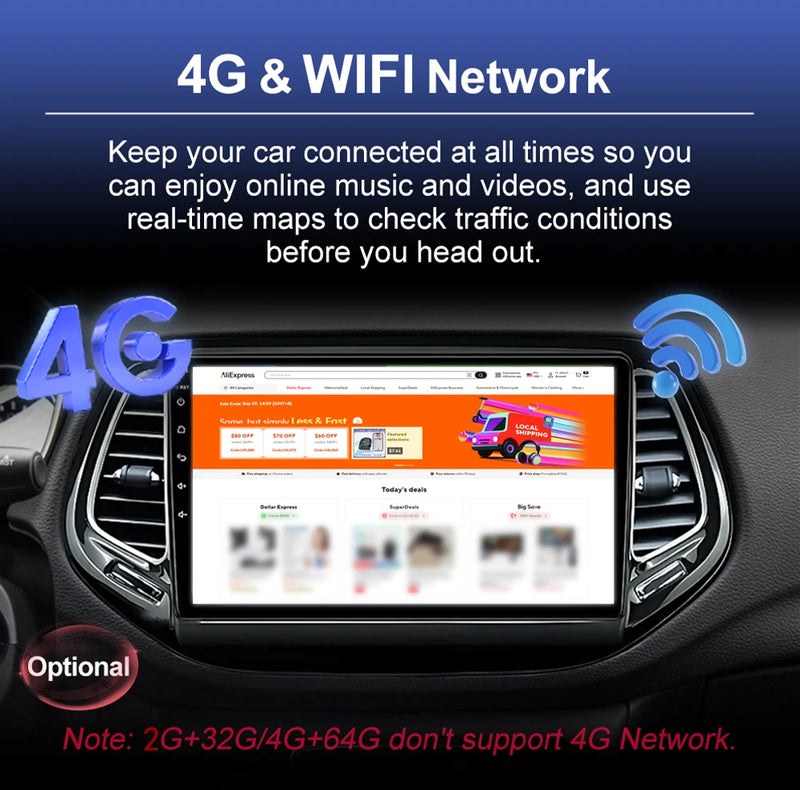 Autoradio CarPlay Fiat 500X (2014-2020) – Écran IPS 7 pouces, jusqu'à 8 Go + 256 Go, vue 13