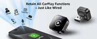 Adaptateur CarPlay Sans Fil Mini – CarPlay et Android Auto, 6 Coloris, Wi-Fi Double Bande, vue 9