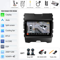 Autoradio CarPlay Ford Ranger, Everest et Edge (2015-2018) – Écran 9 pouces, jusqu'à 16 Go + 512 Go, vue 31