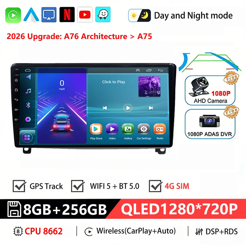 Autoradio CarPlay Peugeot 407 (2004-2011) – Android 16, boîtier CAN bus fourni, jusqu'à 8 Go + 256 Go, vue 31