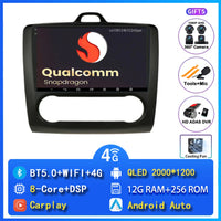 Autoradio CarPlay Ford Focus 2 (2004-2011) – Écran 9 pouces, jusqu'à 16 Go + 512 Go, vue 20