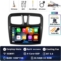 Autoradio CarPlay Dacia Sandero et Logan 2 (2014-2019) – Écran 9 pouces, jusqu'à 12 Go + 256 Go, vue 36