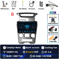 Autoradio CarPlay Kia Carens UN (2006-2012) – Écran 9 pouces, console type B, vue 22