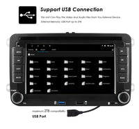 Autoradio CarPlay Volkswagen Golf Polo Passat – Écran 7 pouces 2 DIN, Android, 8 configurations, vue 5