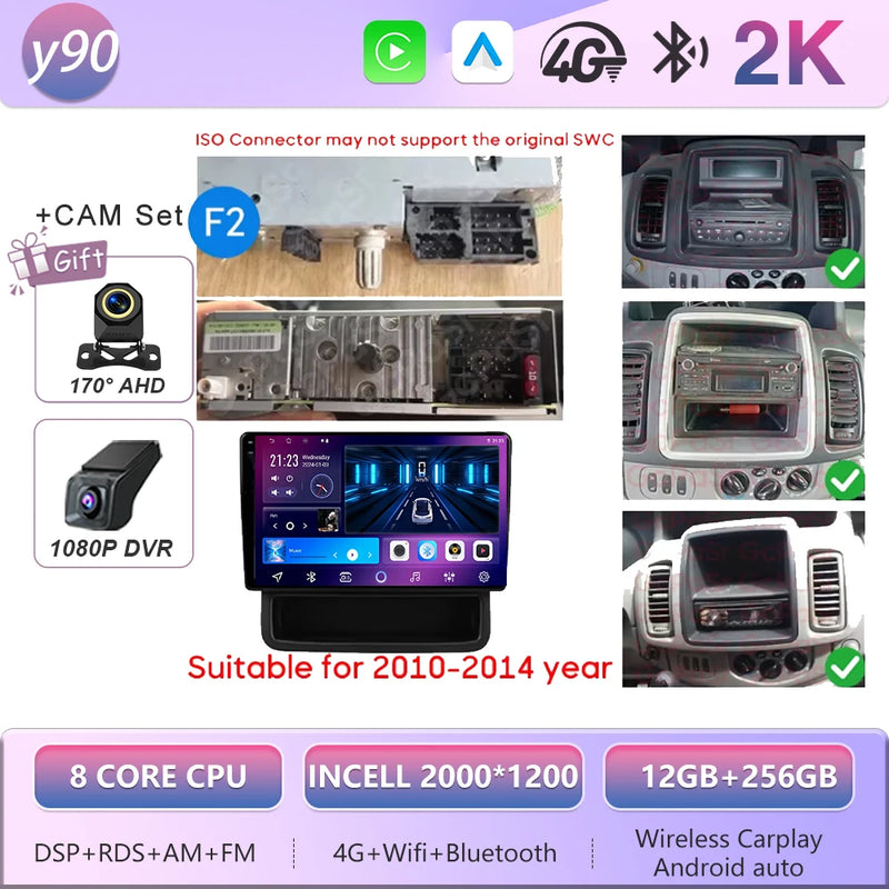Autoradio CarPlay Renault Trafic 2, Opel Vivaro A et Nissan Primastar (2001-2014) – Écran tactile, jusqu'à 12 Go + 256 Go, vue 44