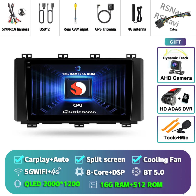 Autoradio CarPlay Seat Ateca et Cupra Ateca (2016-2021) – Écran 9 pouces, Android 16, vue 45