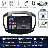 Autoradio CarPlay Opel Insignia (2013-2017) – Écran QLED, Android 16, jusqu'à 16 Go + 512 Go, vue 24