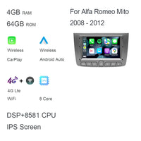 Autoradio CarPlay Alfa Romeo Mito (2008-2012) – Écran 7 pouces IPS, jusqu'à 8 Go + 128 Go, vue 23