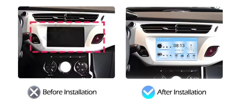 Autoradio CarPlay Citroën C3 et DS3 – Écran IPS 7 pouces, jusqu'à 8 Go + 256 Go, vue 7