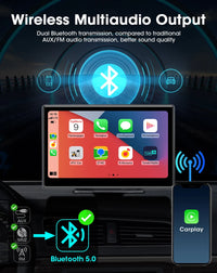 Écran CarPlay Portable 10,1 Pouces – Sans Fil, Dashcam 4K en Option, vue 17