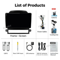 Autoradio CarPlay Chevrolet Captiva (2008-2012) – Écran 9 pouces sans fil, jusqu'à 16 Go + 512 Go, vue 2