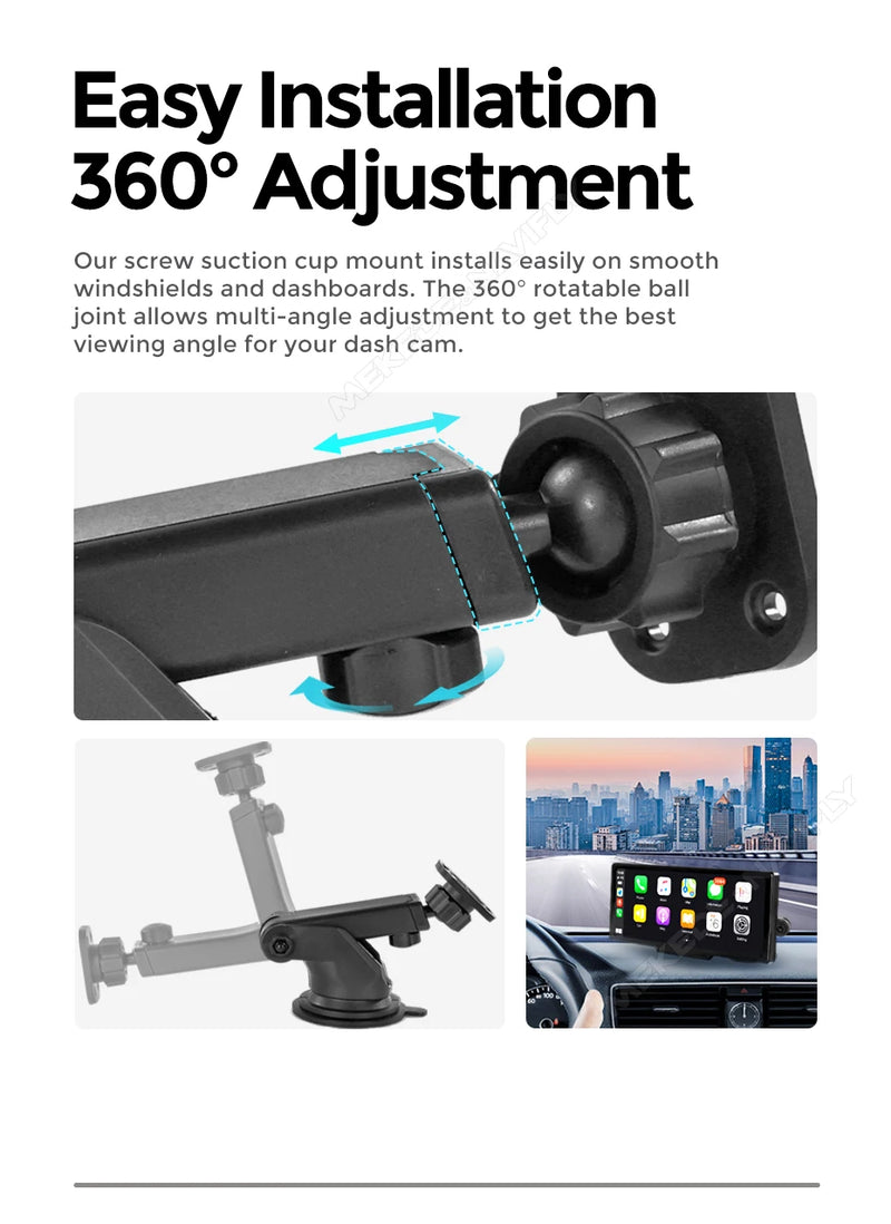 Écran CarPlay Portable Universel – 6,86 ou 10,26 Pouces, Sans Fil, FM et AUX, vue 26